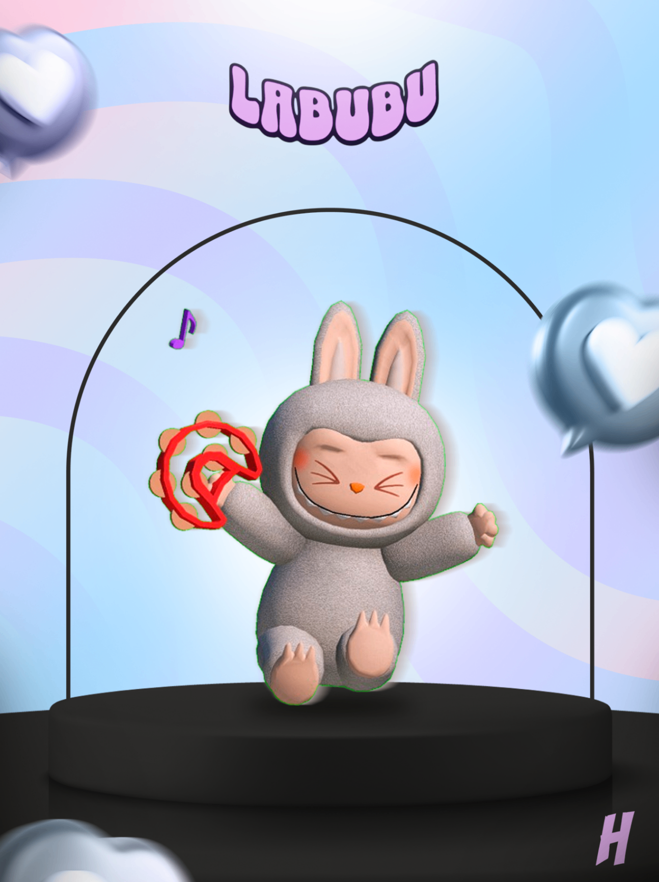Labubu Clap (Animada)
