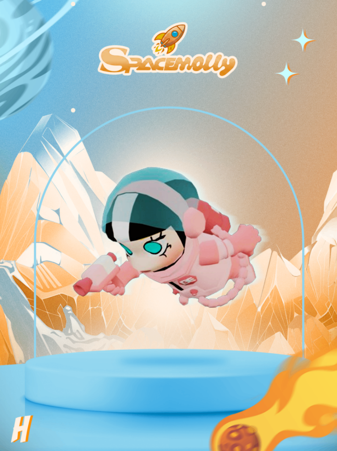 Space Molly Rosa (Voador)