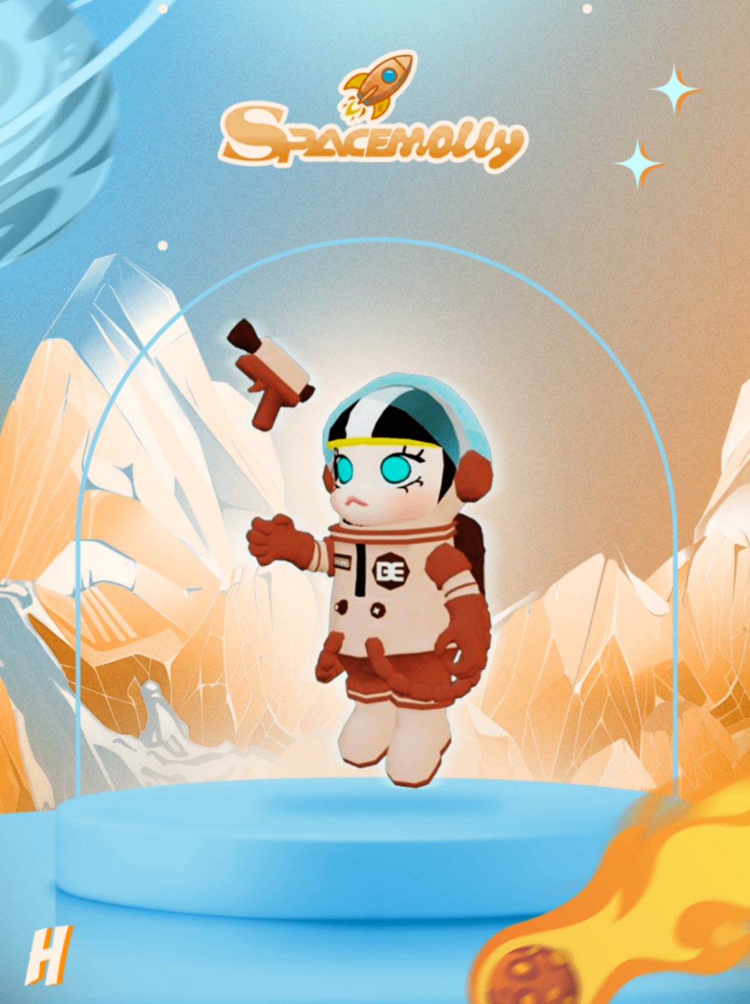 Space Molly Marrom (Lateral)