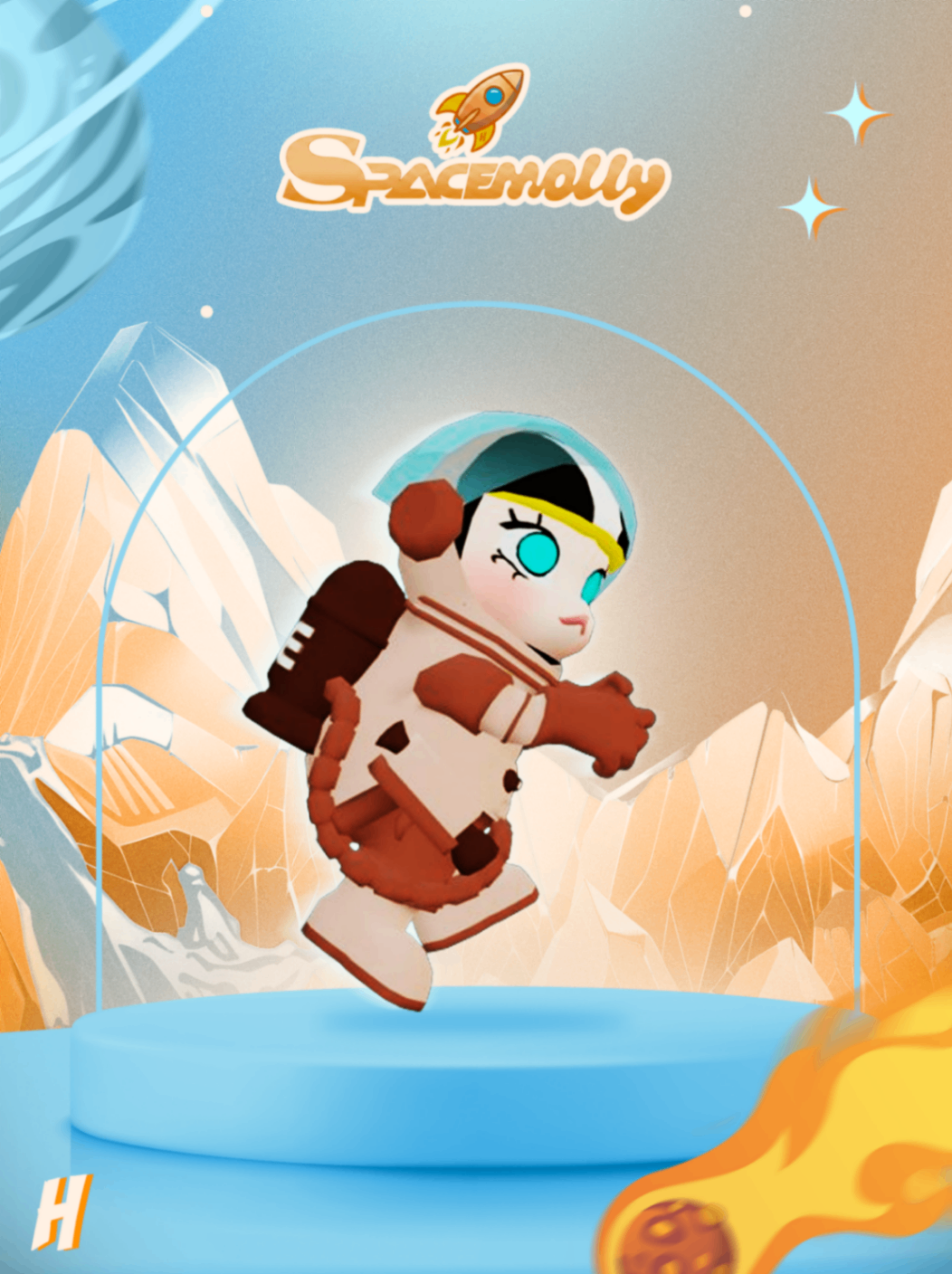 Space Molly Marrom (Escalada)