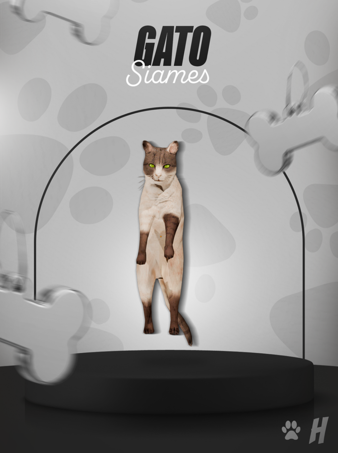 Gato Siamês (Animada)