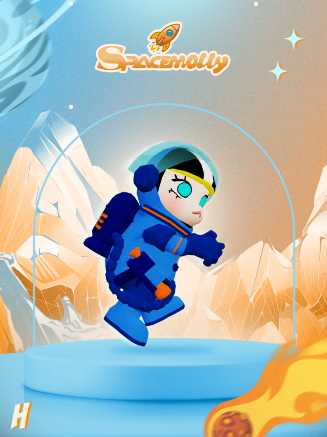 Space Molly Azul (Escalada)