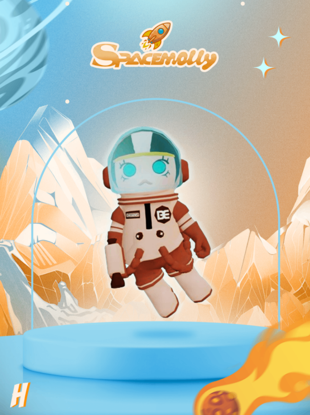 Space Molly Marrom (Mochila)