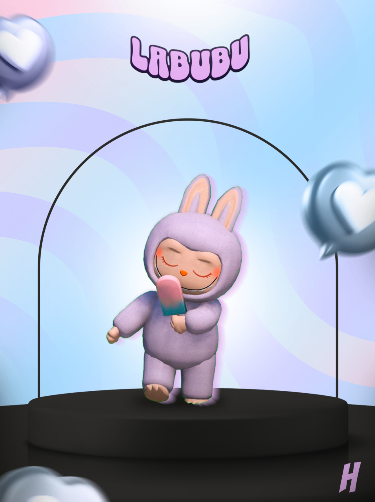 Labubu Ice Cream (Animada)