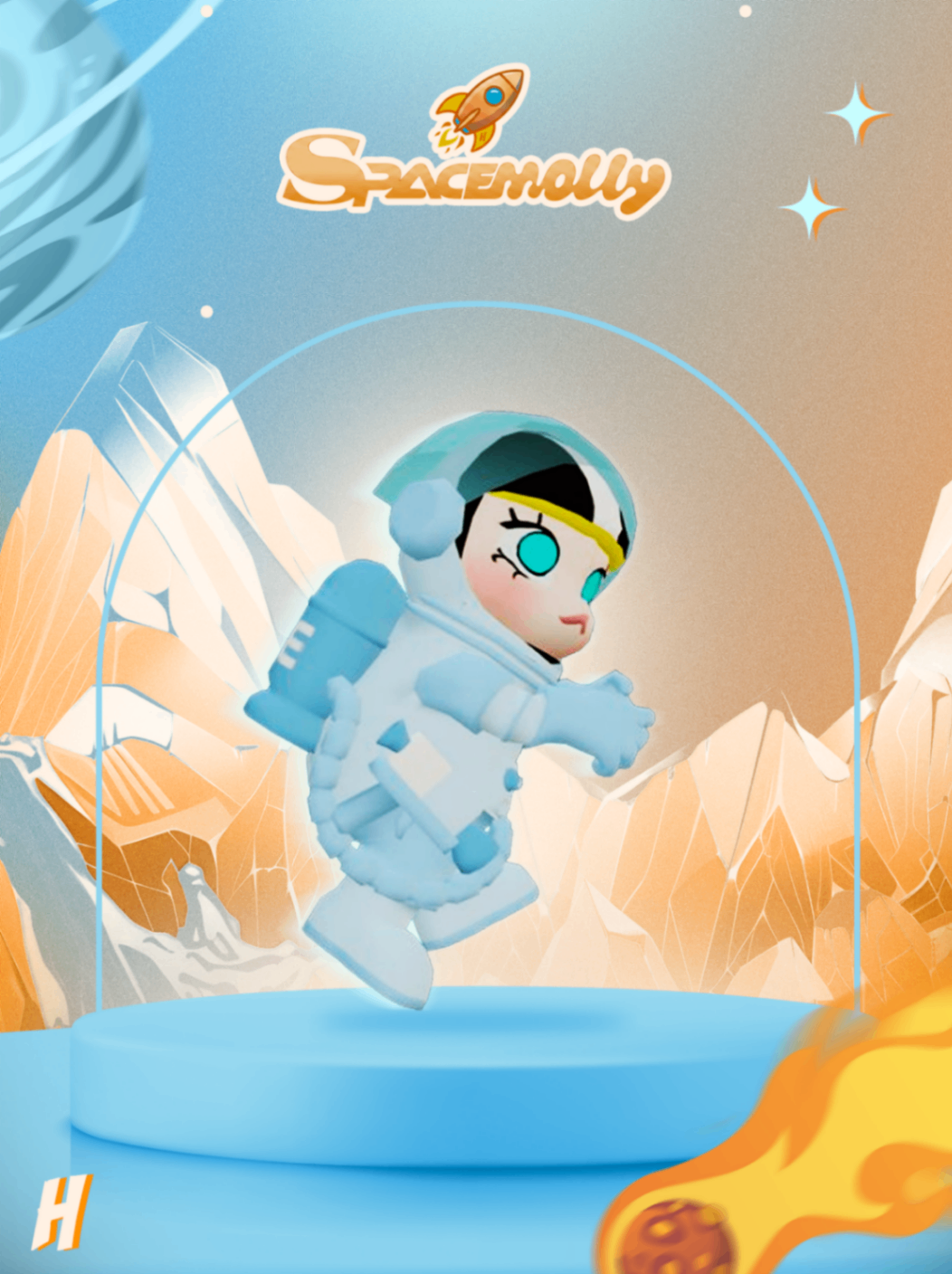 Space Molly Azul Claro (Escalada)