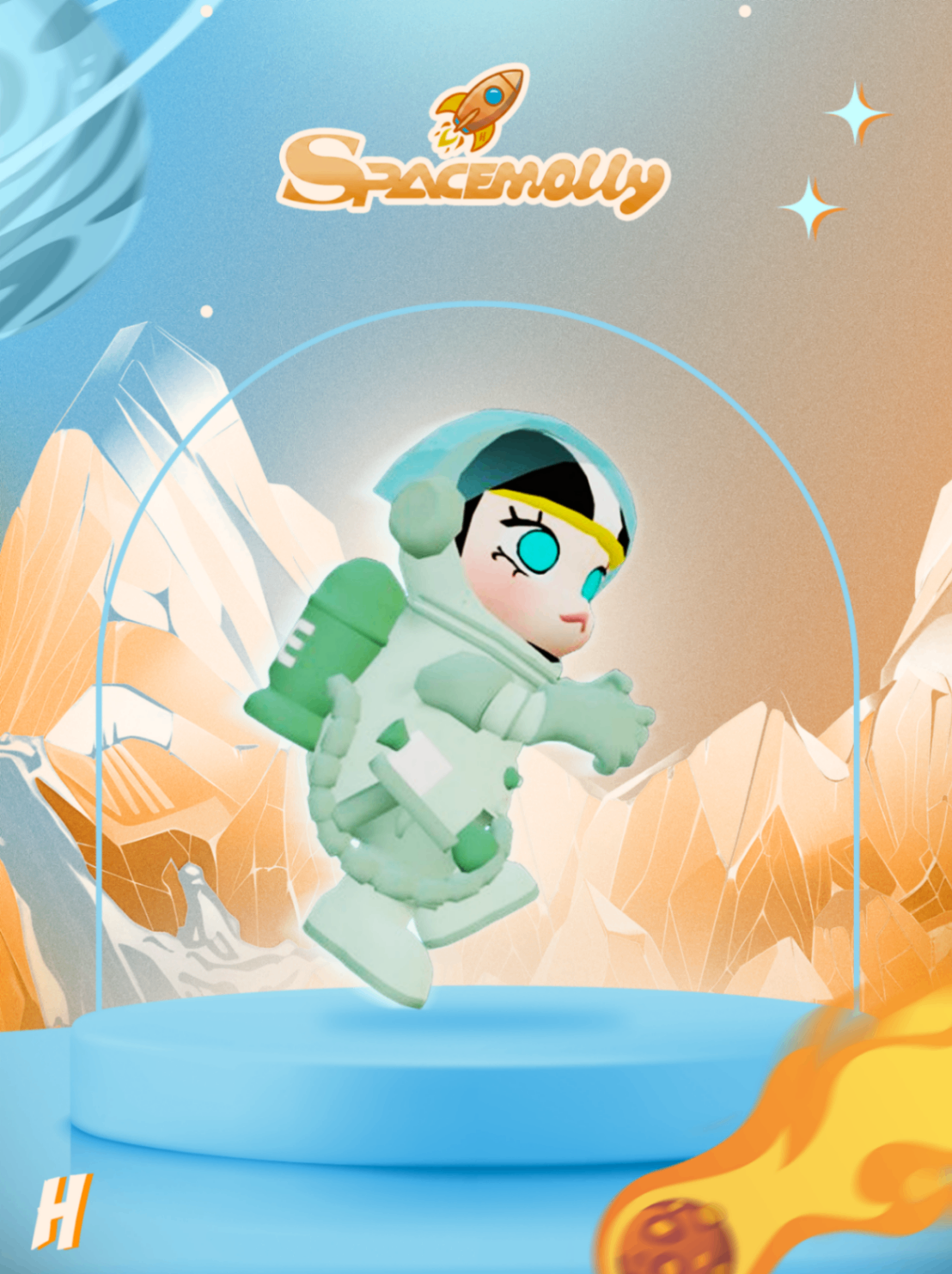 Space Molly Verde (Escalada)